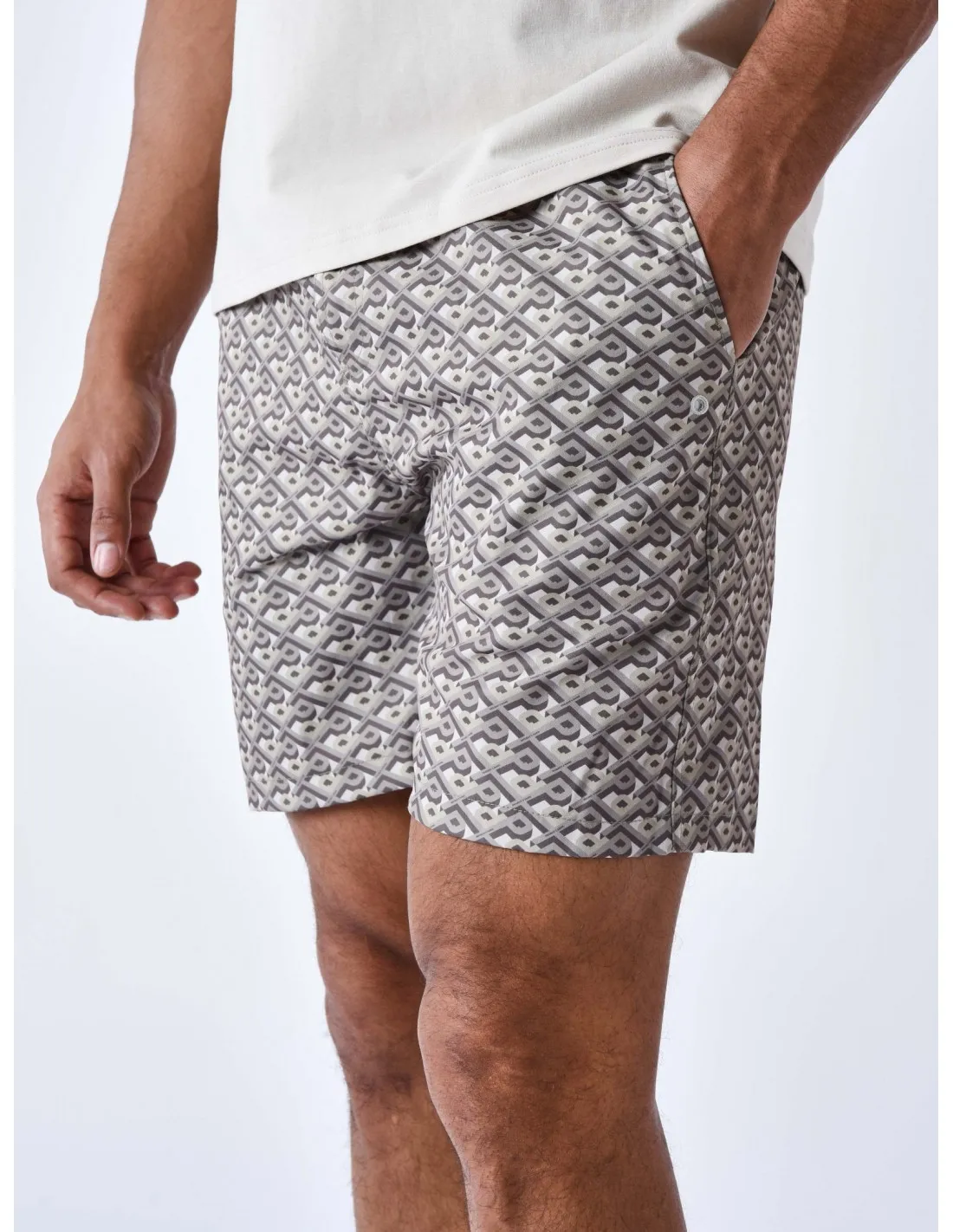 Graphic Gaze Swim Shorts by Project x Paris